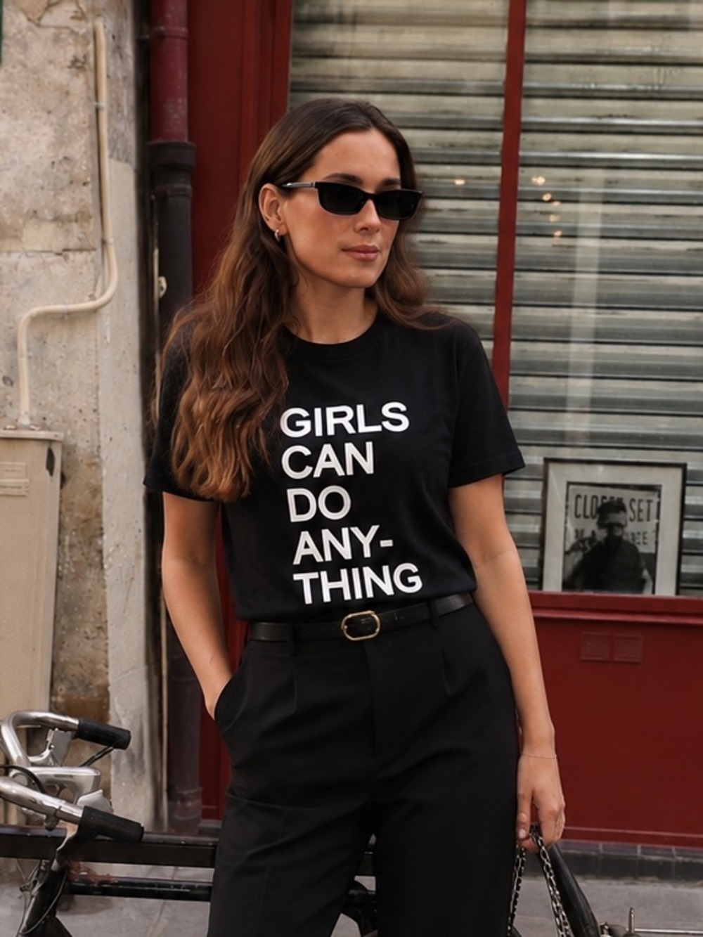 Zadig & Voltaire Bella “Girls Can Do Anything” Tee - Size S • 100% Cotton